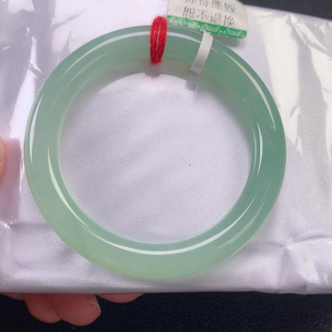 未镶嵌手镯翡翠缅甸天然翡翠手镯5354