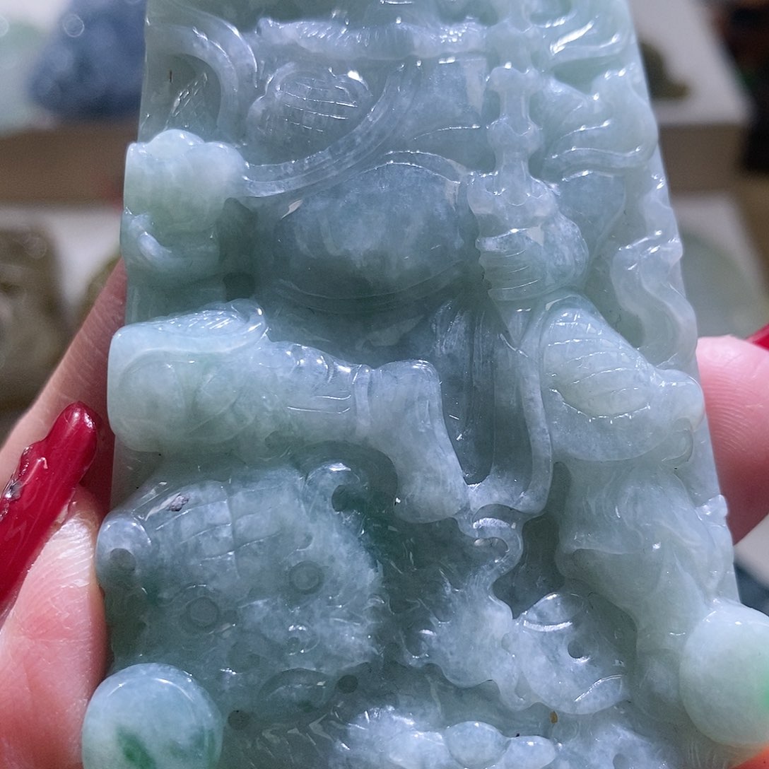 【闪购商品】翡翠颈饰未镶嵌赵公明