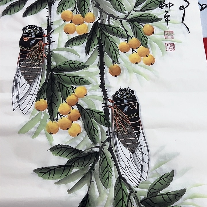 国画国画作品一张纯守绘