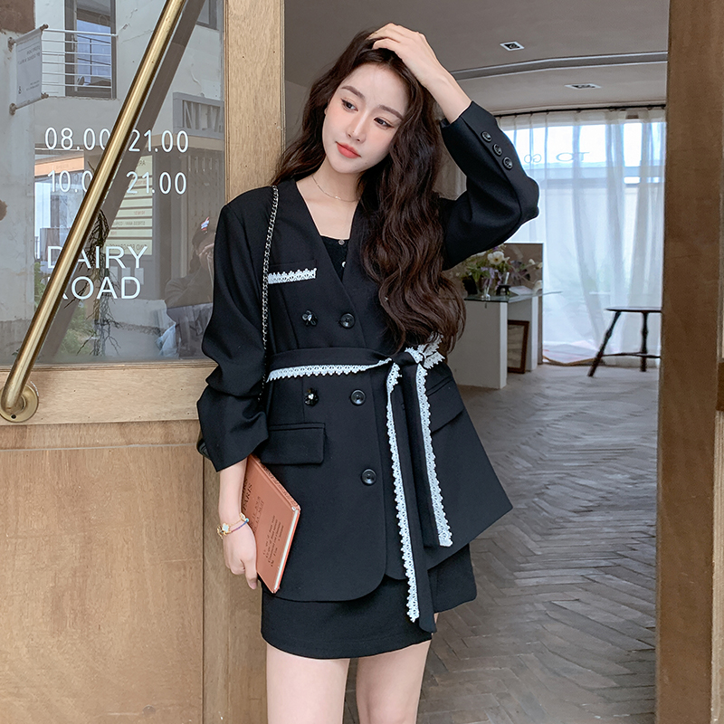 1541-1550单排扣西装设计感常规款V领双排扣