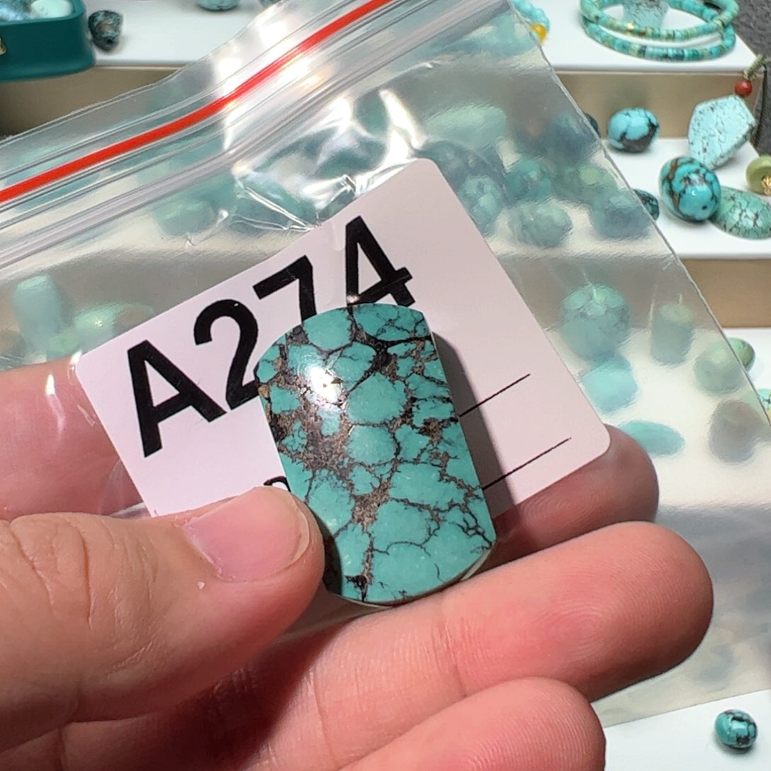 绿松石无事牌未镶嵌