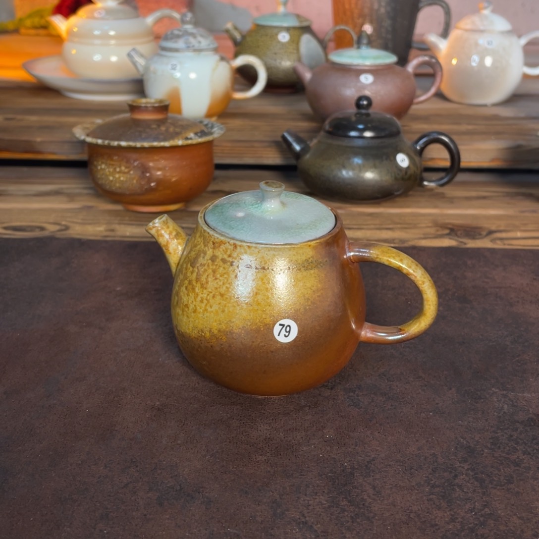 陶泥壶79柴烧景德镇