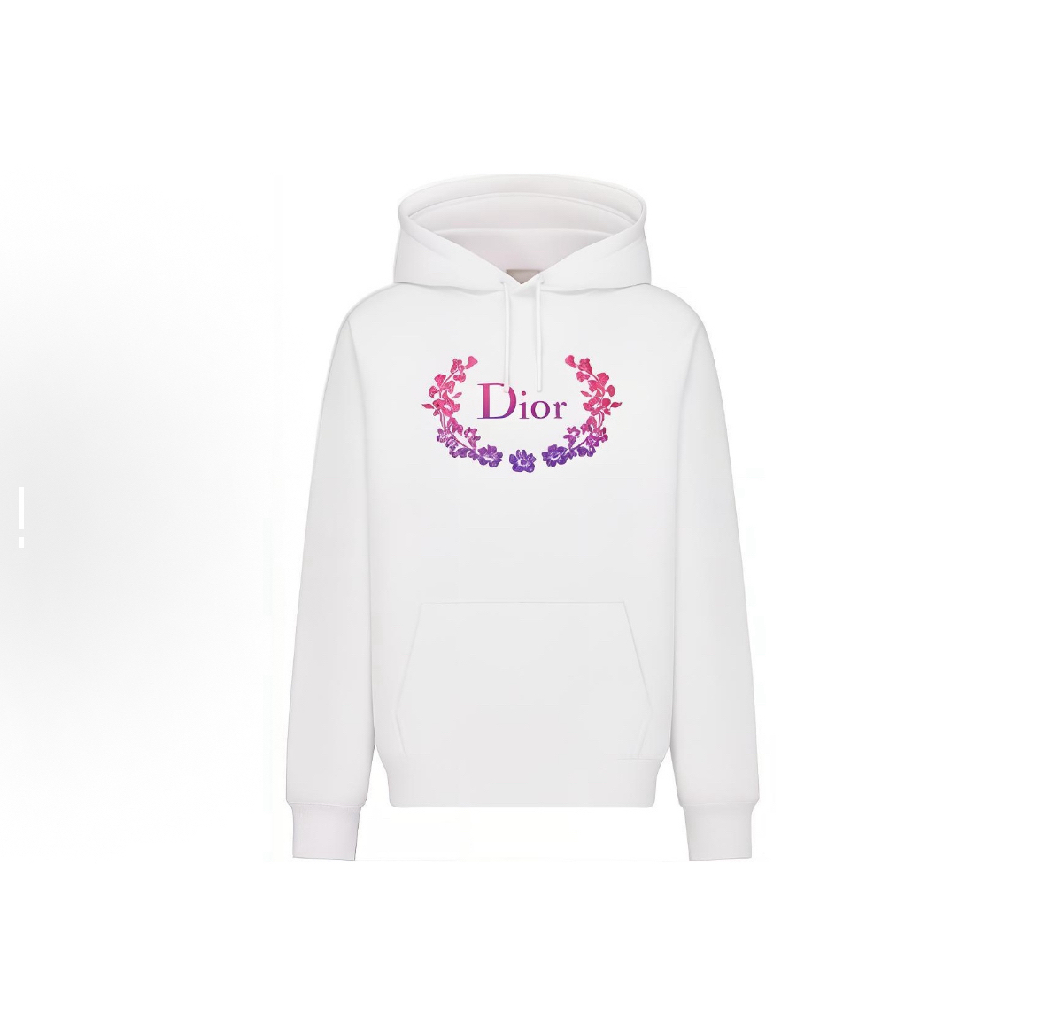 未使用 DIOR/迪奥 SS22 Logo皇冠刺绣标志连帽运动卫衣
