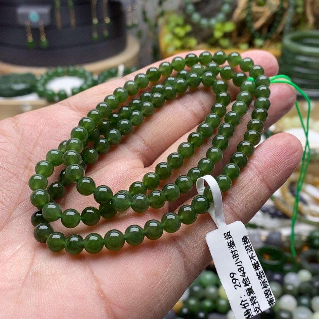 和田玉（碧玉）颈饰未镶嵌48