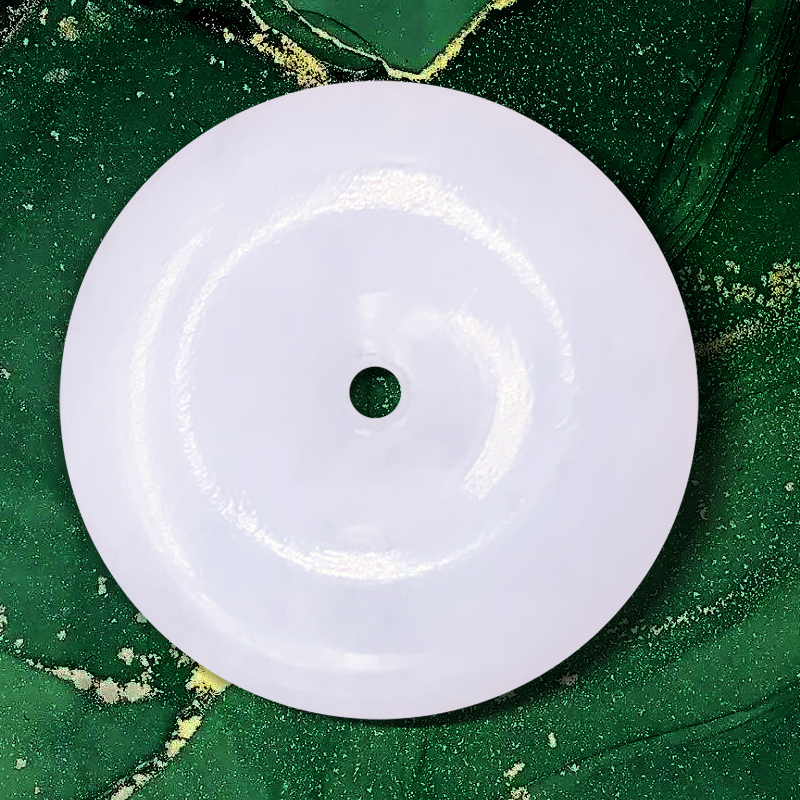 非金属珐琅吊坠 非金属平安扣白肉111