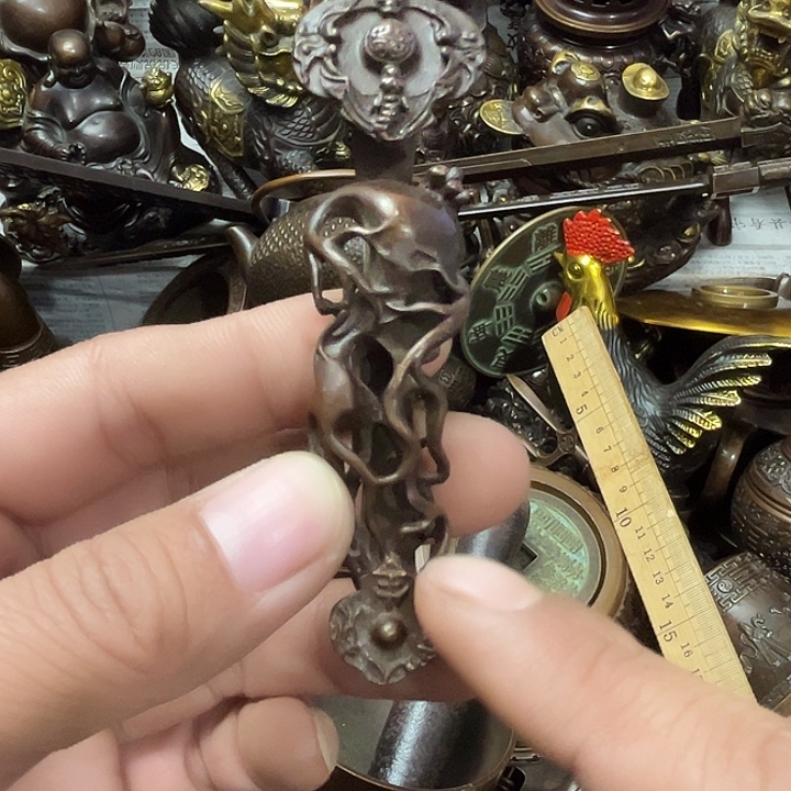 顺顺利利，铜器摆件