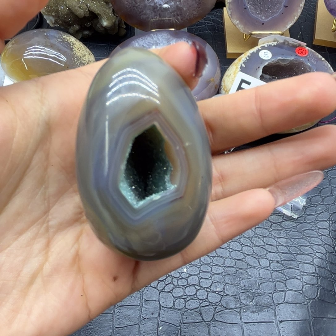 玛瑙/玉髓摆件未镶嵌叶*