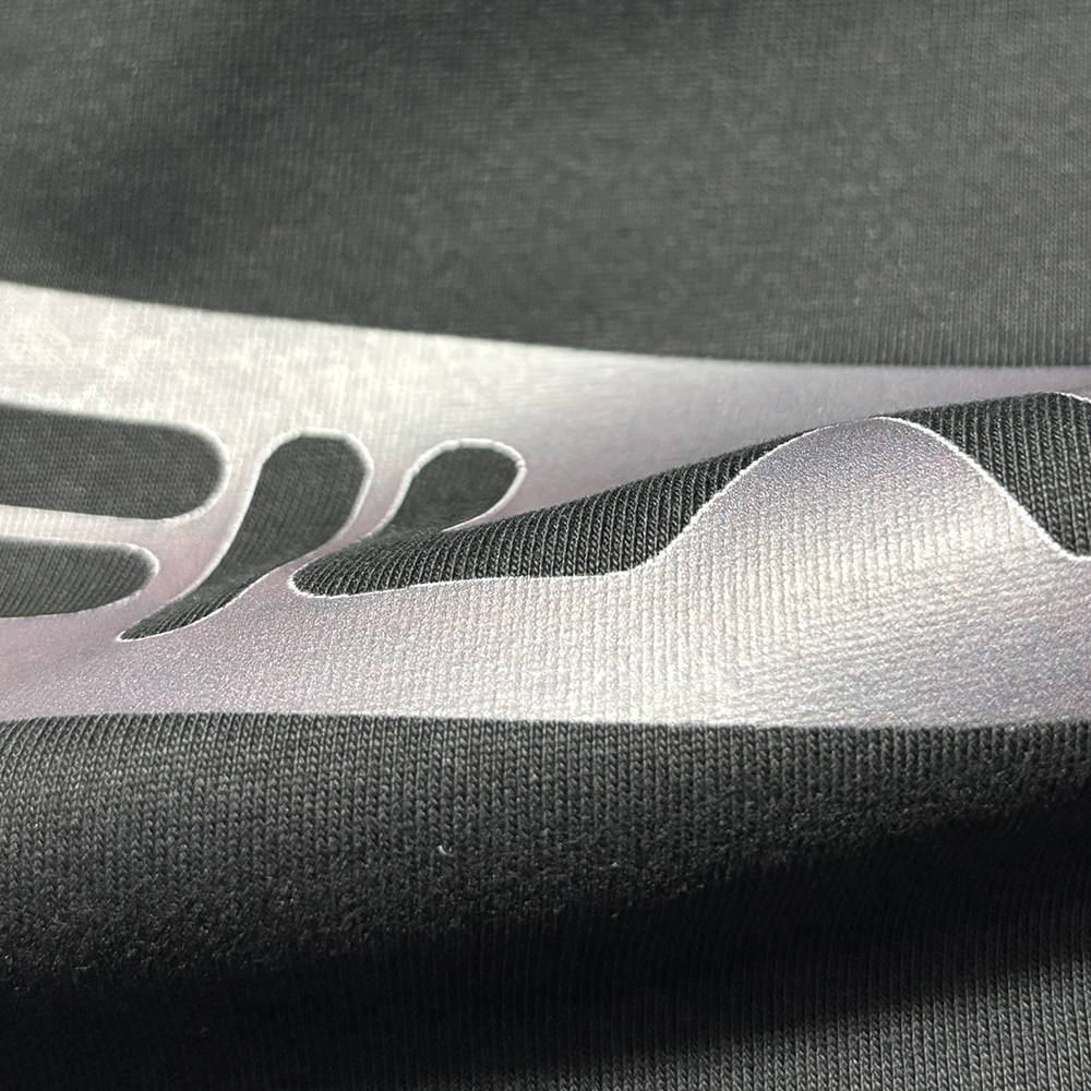 拜安西加BAIANXIJIA男女宽松休闲重磅纯棉T恤打底衫/F字母