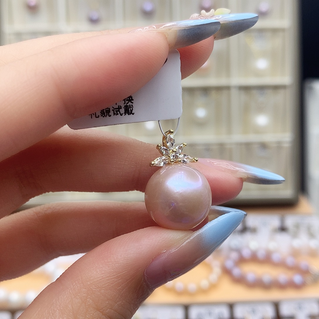 淡水珍珠合金项链