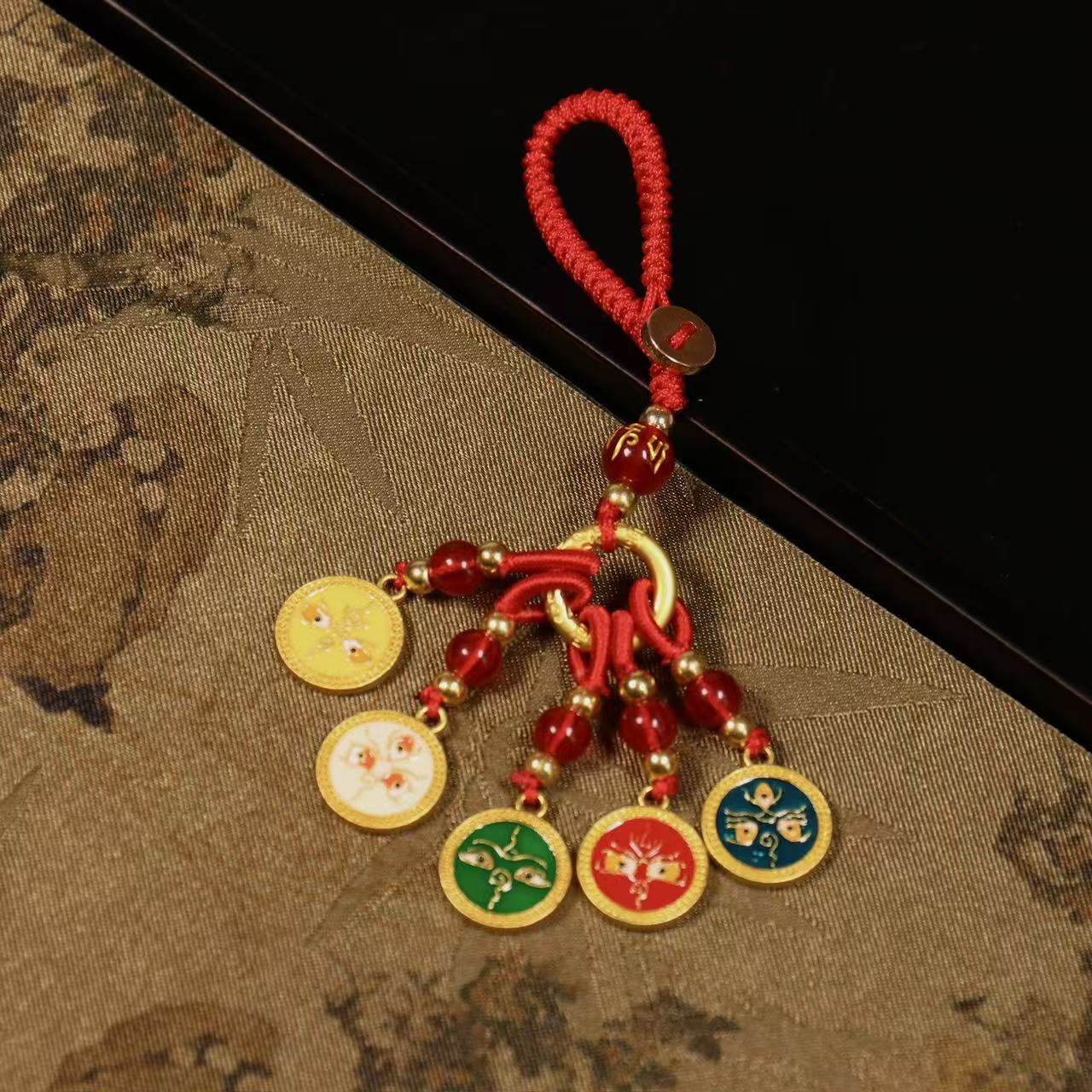 【九华山臻选】五路C钥匙扣包包挂件 JHS00144