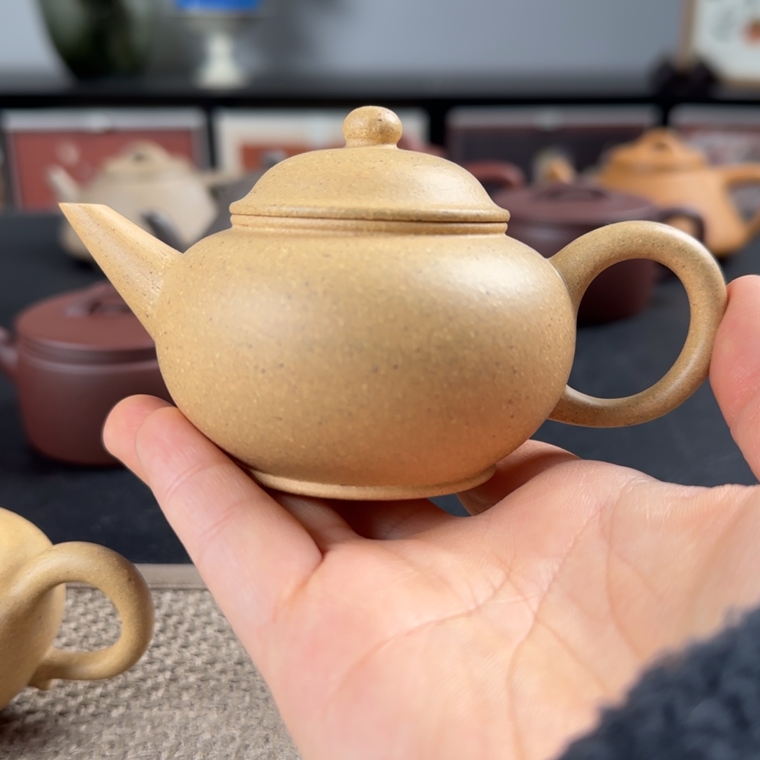 白***月茶壶紫砂微瑕水平