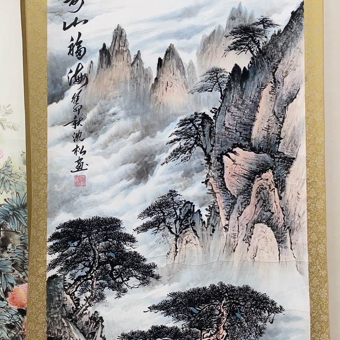 国画老师手笔手绘作品y