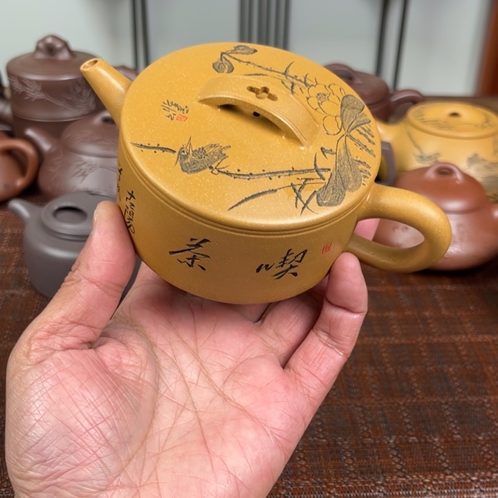 紫砂茶壶稳*紫砂壶汉瓦