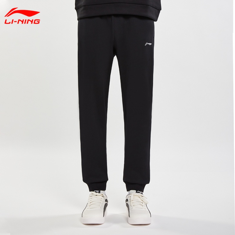 李宁卫裤男款运动长裤25秋季新款宽松百搭时尚男士收口束脚休闲裤