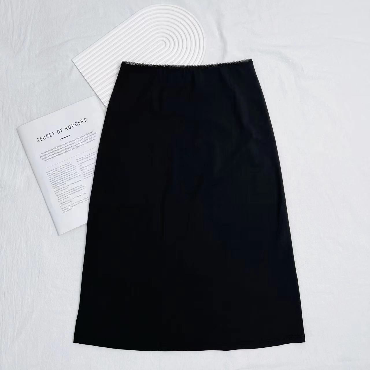 女夏季光滑高弹力无痕中长款打底衬裙亲子B2943