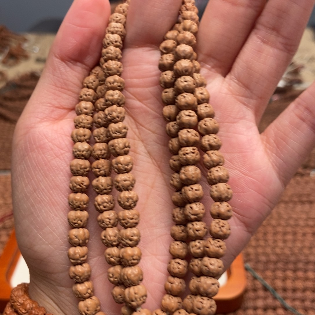 潇***洒金刚菩提吊坠定制级佛手108卡6