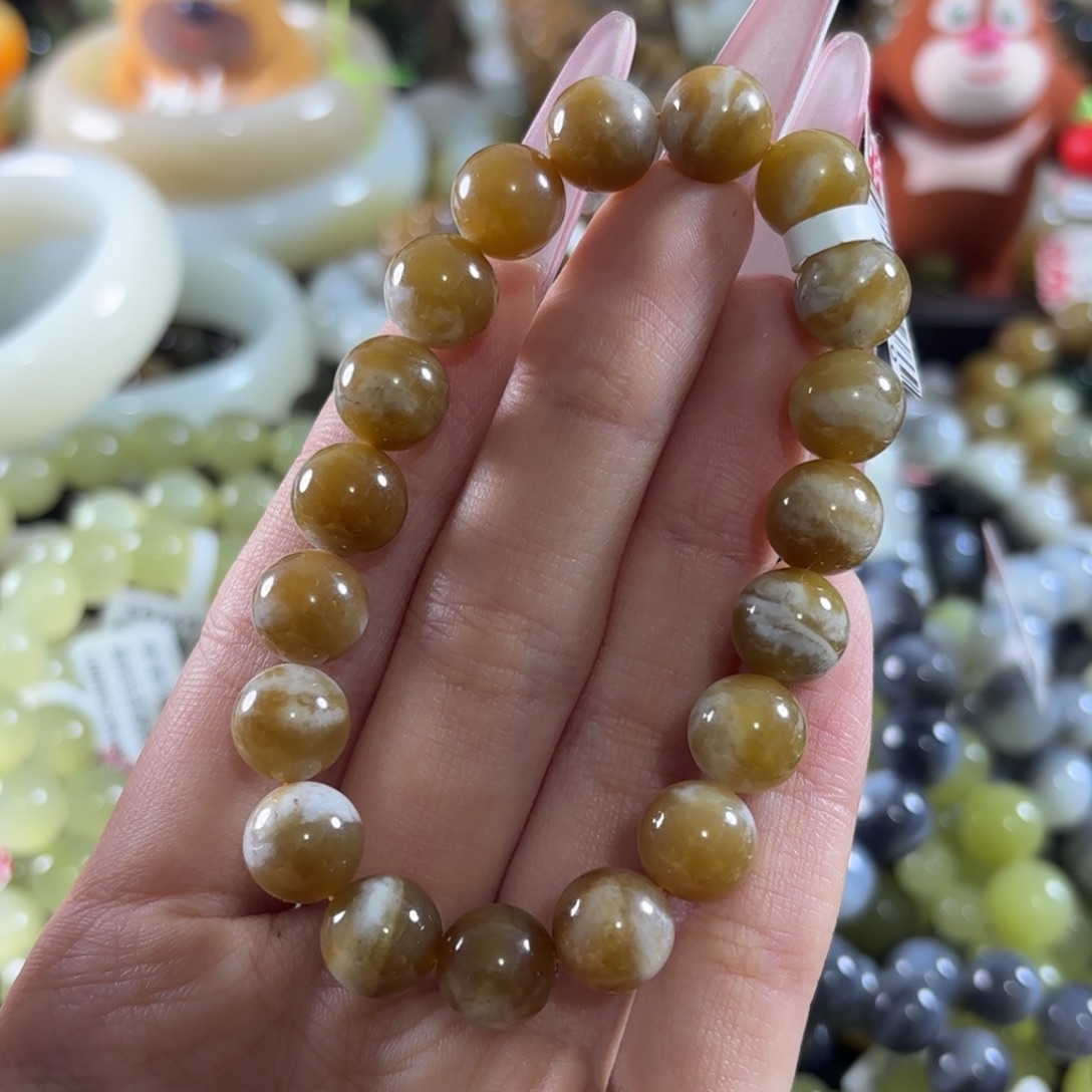 和田玉未镶嵌手链117