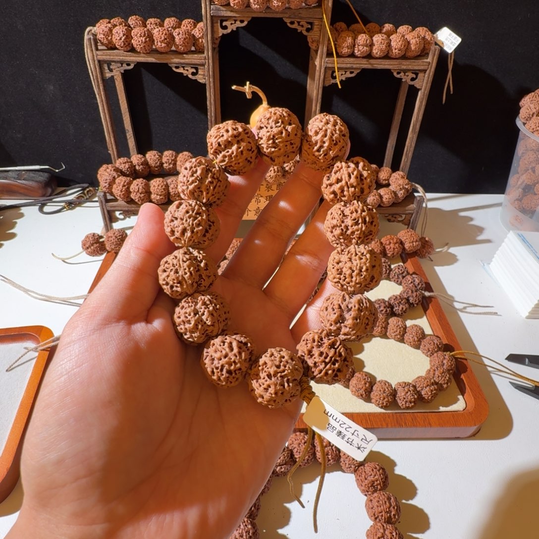 金刚菩提吊坠22尺寸蜂窝双龙超头