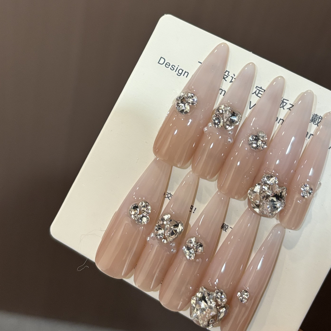 『白茶奶芙』一黎CHUANDAIJIA 穿戴甲设计定制款/可拆卸/高定版