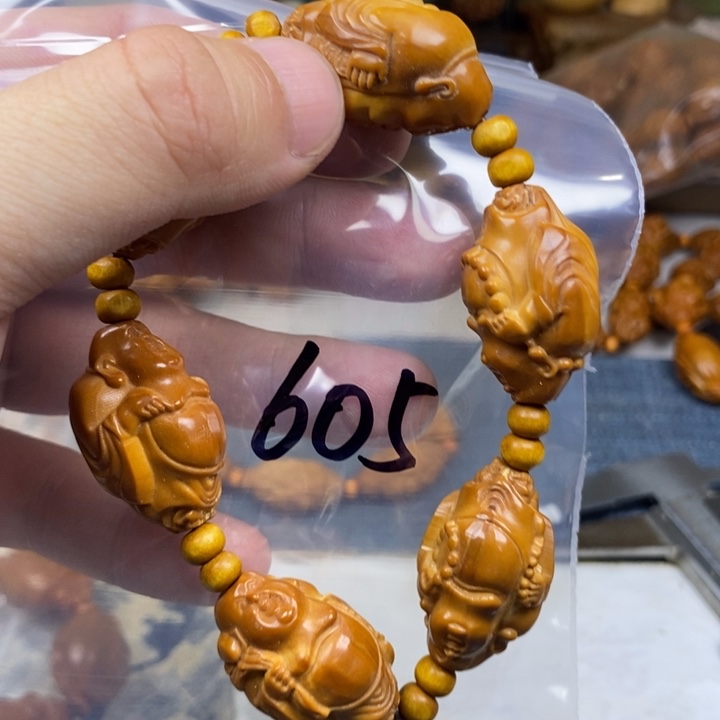 橄榄核手串/手链橄榄核雕工艺手串