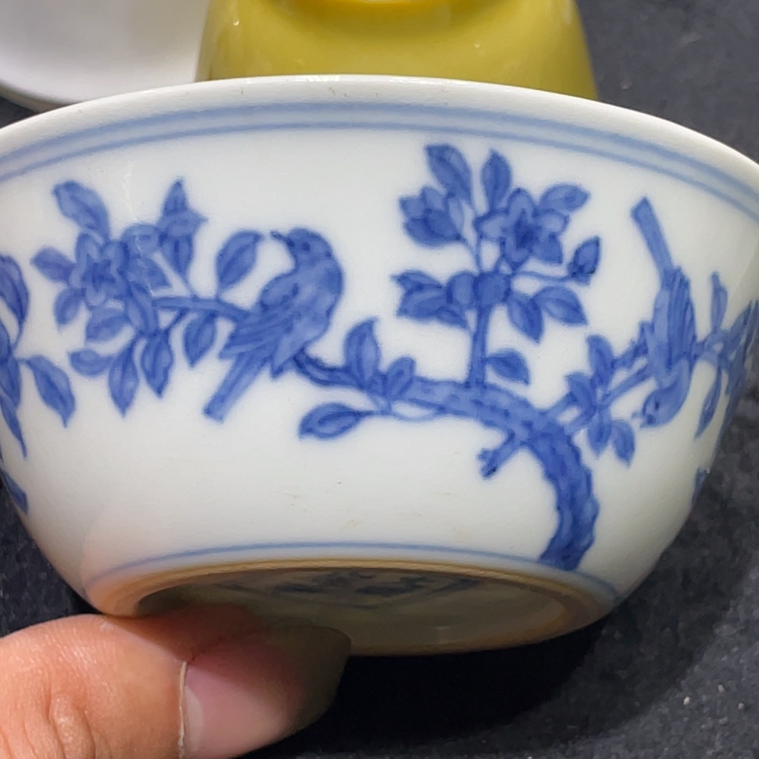 瓷片用****3青花瓷器瓷片标本