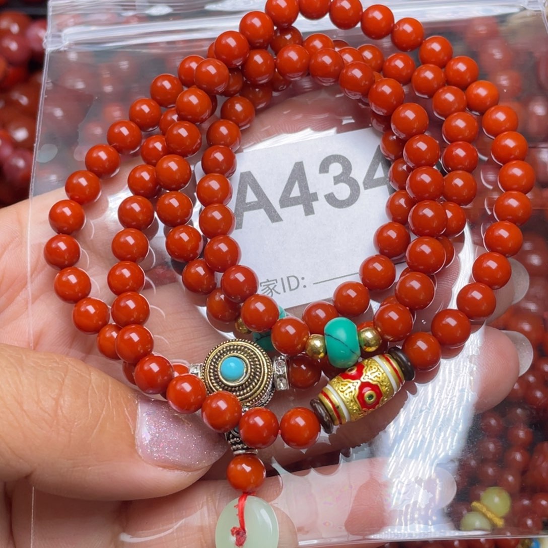 南红玛瑙手链未镶嵌大****嗯