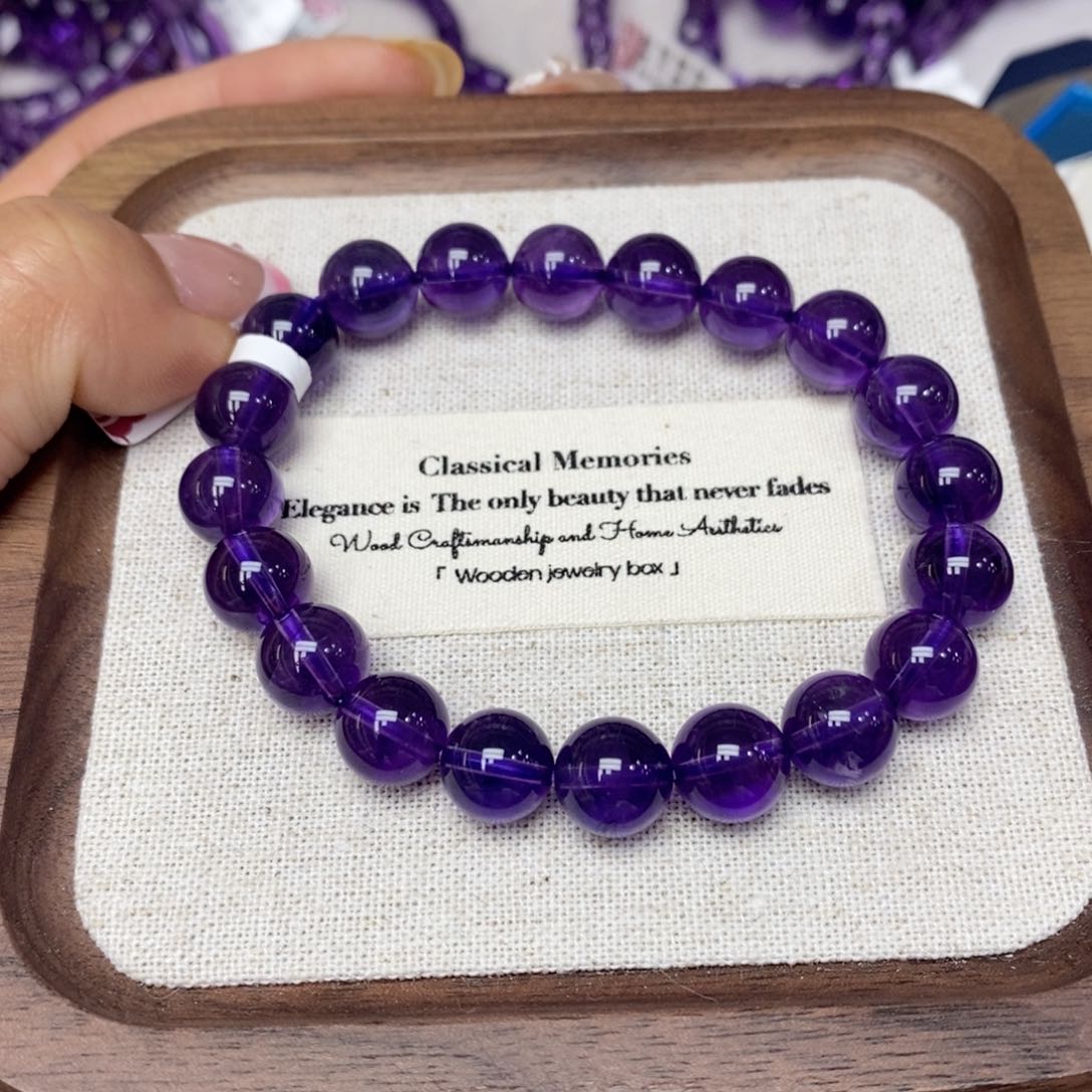 手串未镶嵌紫晶乌拉圭9m+