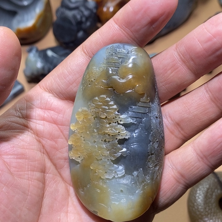 和田玉把件未镶嵌