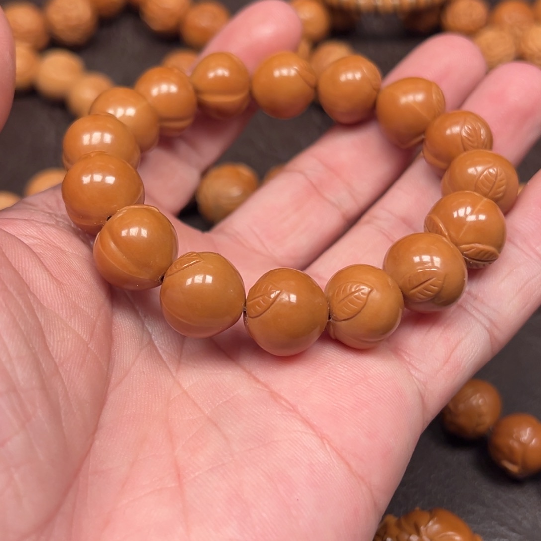 猴头核桃手串1.5苏工寿桃