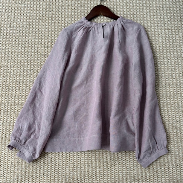 水果酵素洗原生态亚麻汉麻长袖上衣A-715