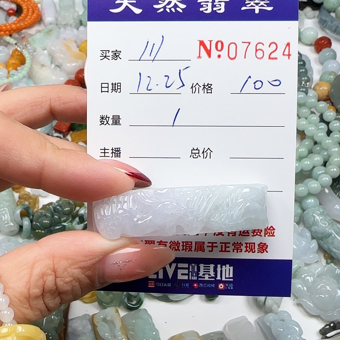 川***儿翡翠未镶嵌颈饰555