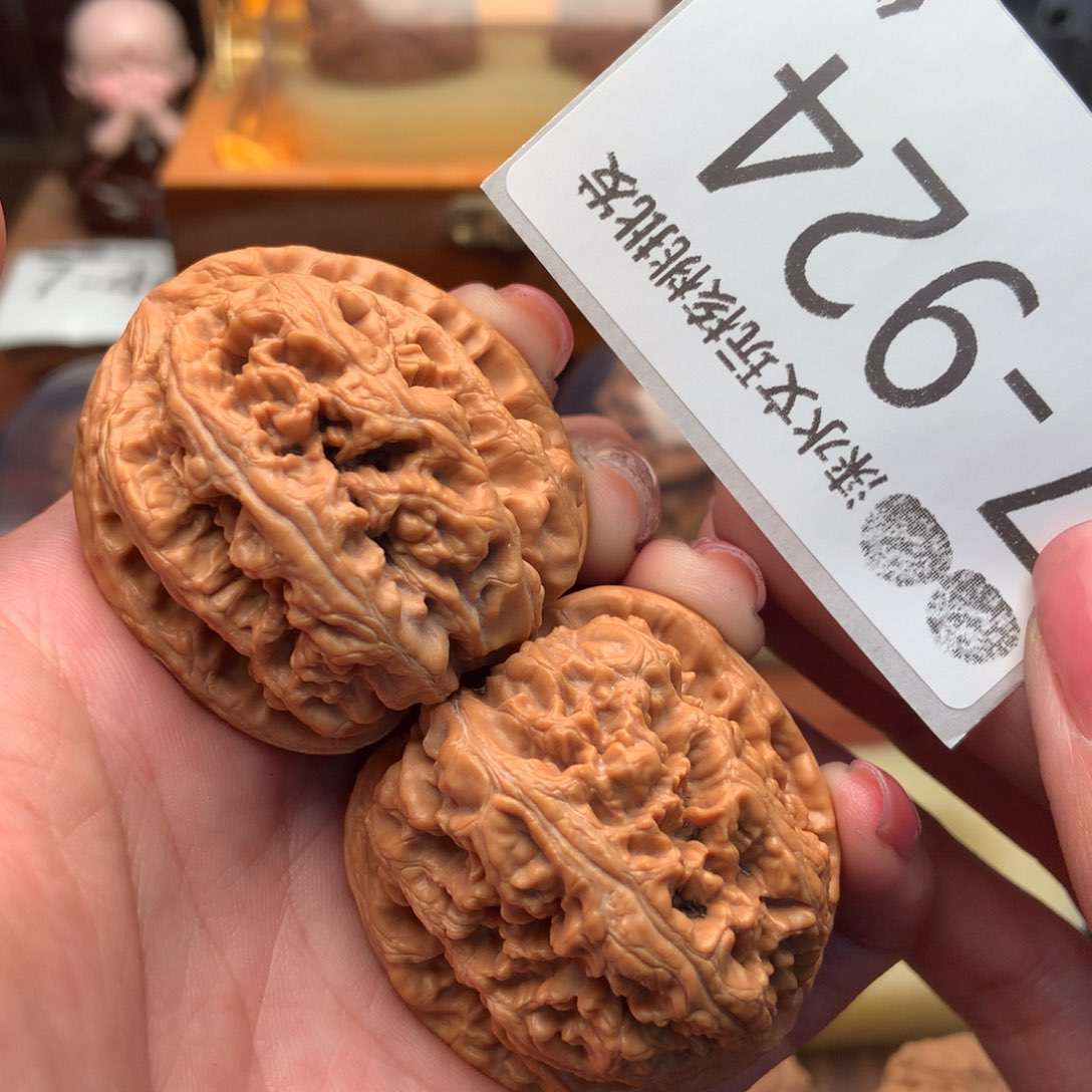 文玩核桃把件40粗筋 