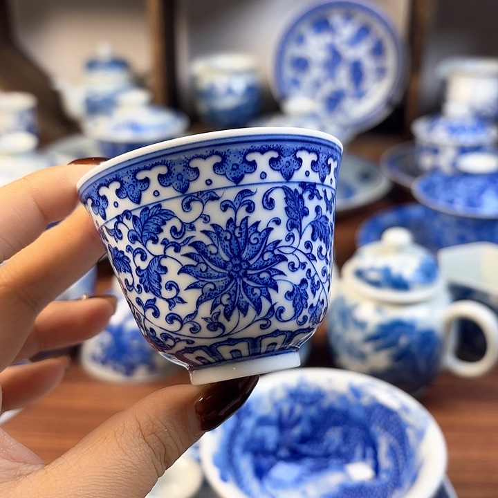 杯新年快乐柴窑福利铃铛杯