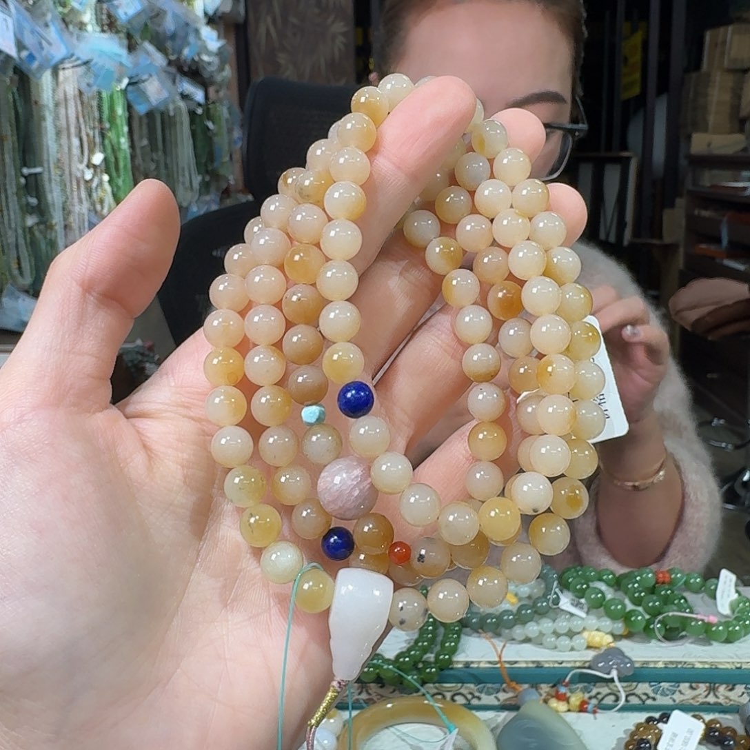 棉****和田玉未镶嵌手链