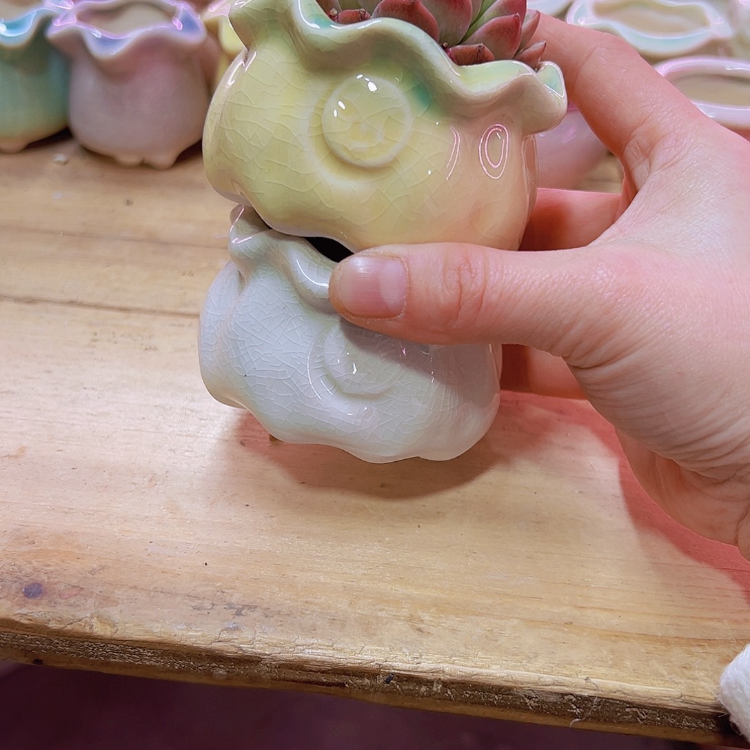 陶瓷花盆当场凑满12包邮