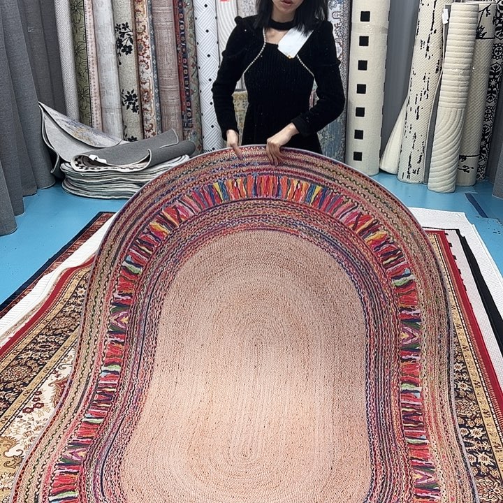 混纺140×198尺寸误差±1-3cm棉布底亚麻编织微瑕特价