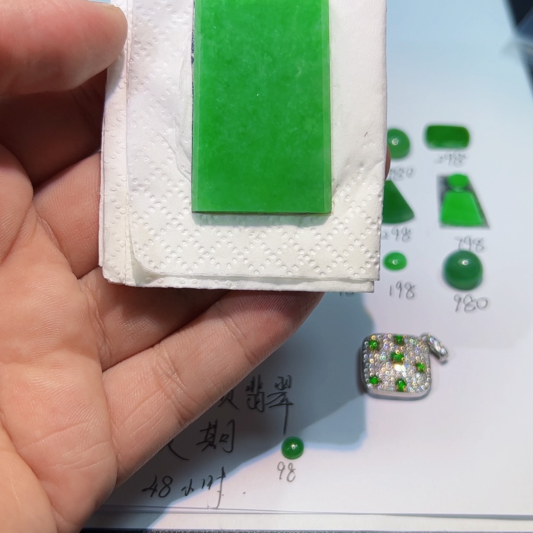 裸石翡翠天然缅甸A货翡翠