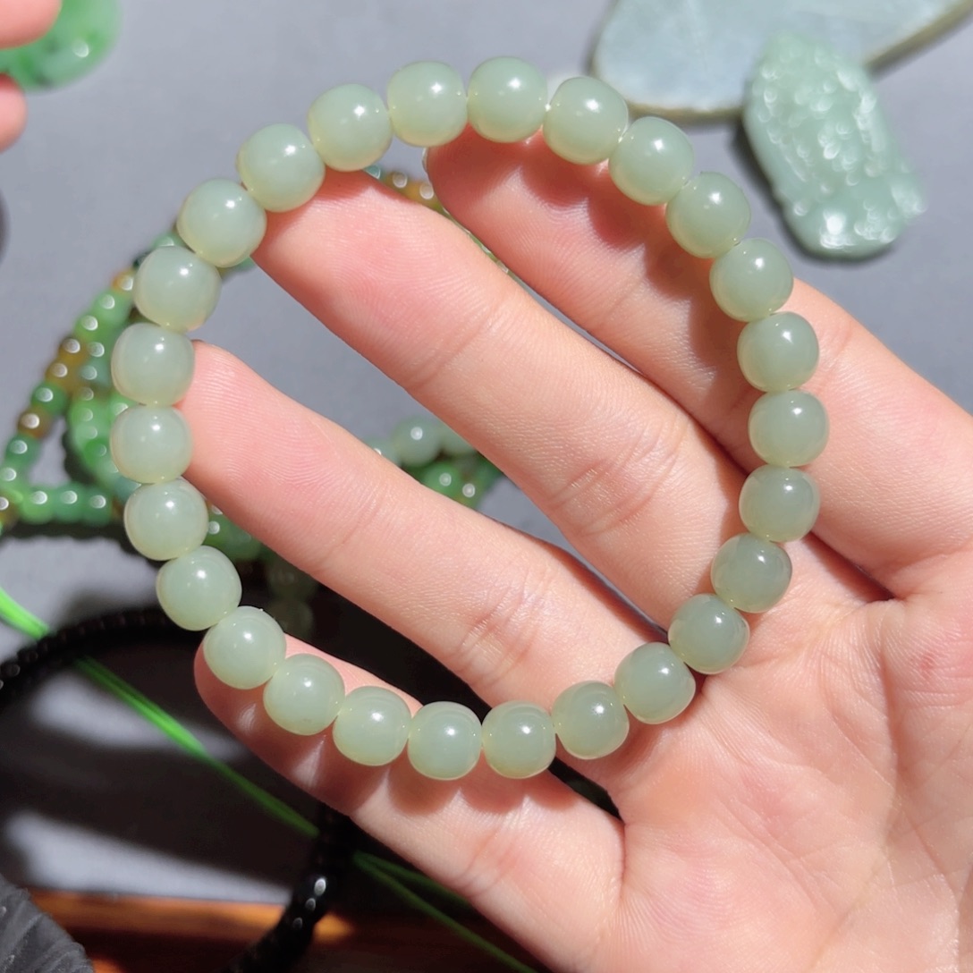 和田玉手链未镶嵌