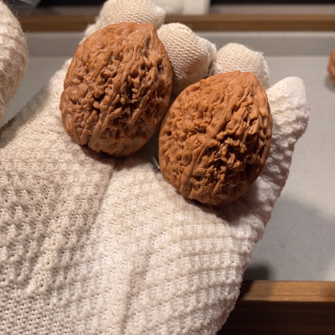 核桃把件37全品大蒜头