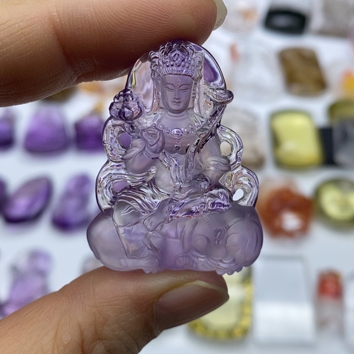 水晶颈饰未镶嵌秀*郡定制