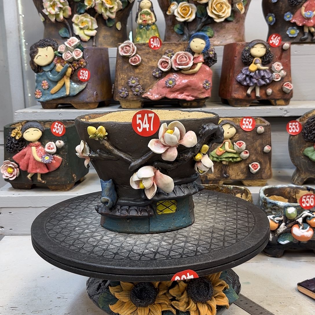 547 号陶然花器手工花盆