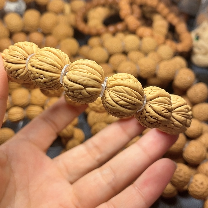 桃核手串核桃手串铁扇17➕