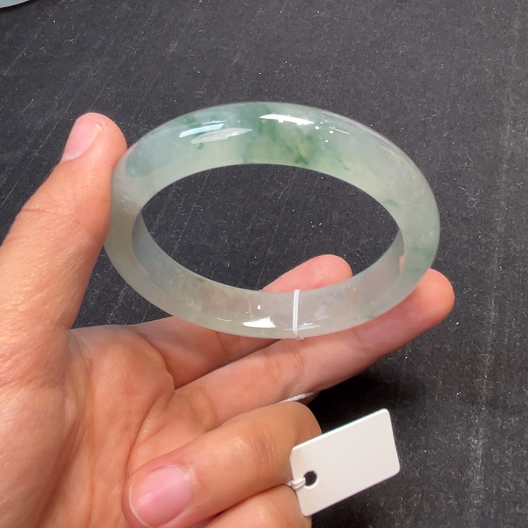 翡翠手镯未镶嵌正圈序号60