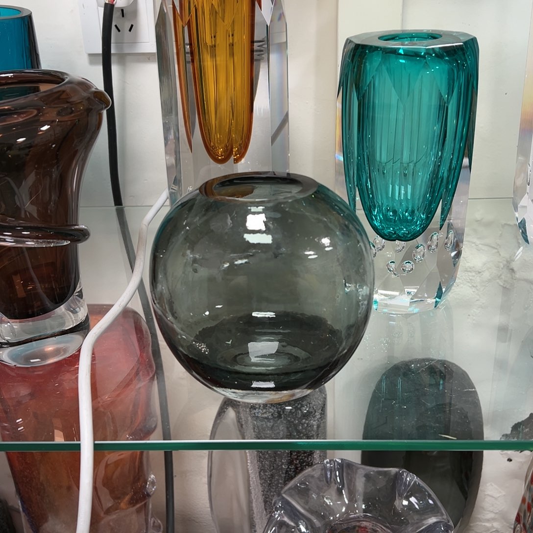 琉璃高14轻奢琉璃花器微瑕福利