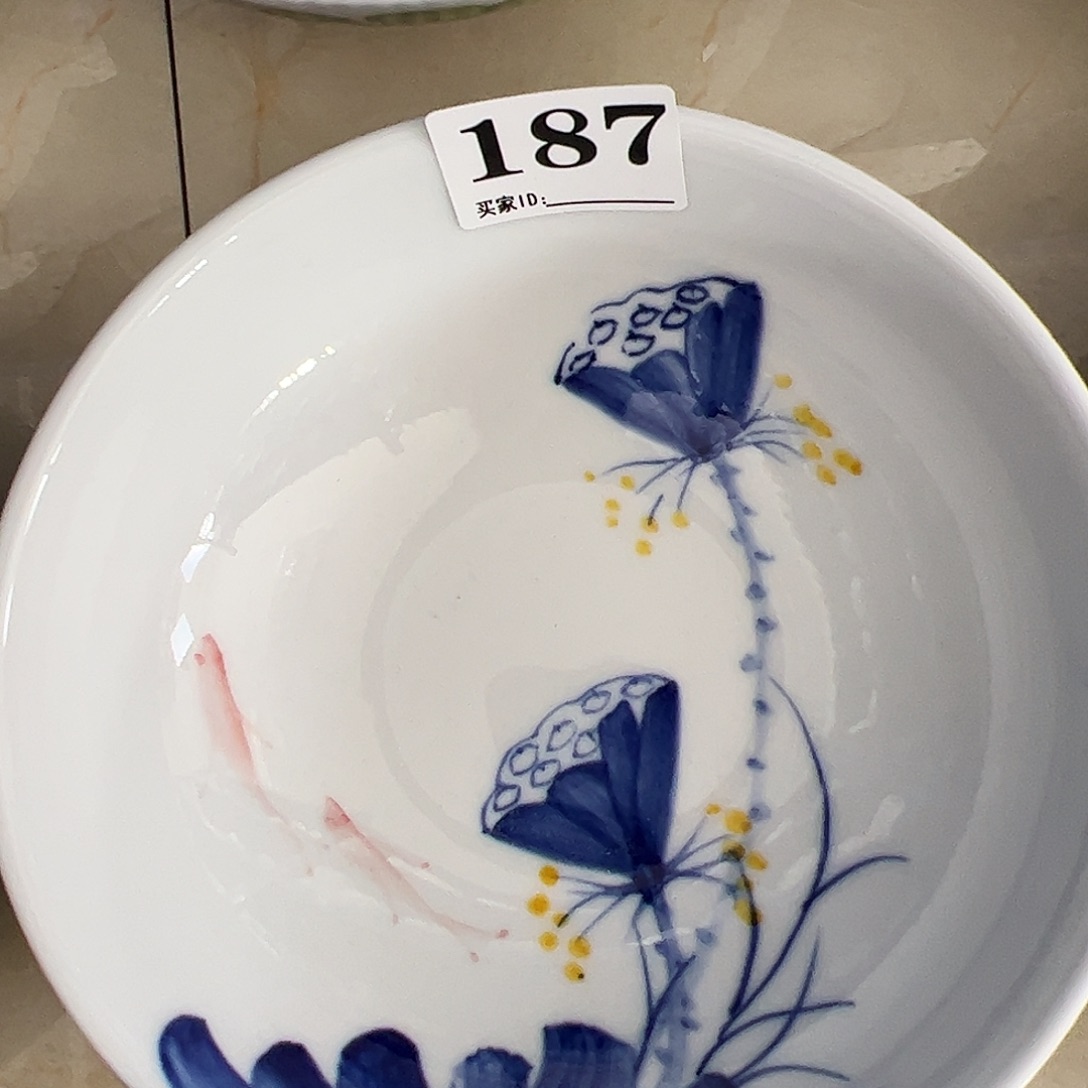 瓷片景德镇陶瓷手工手绘制作