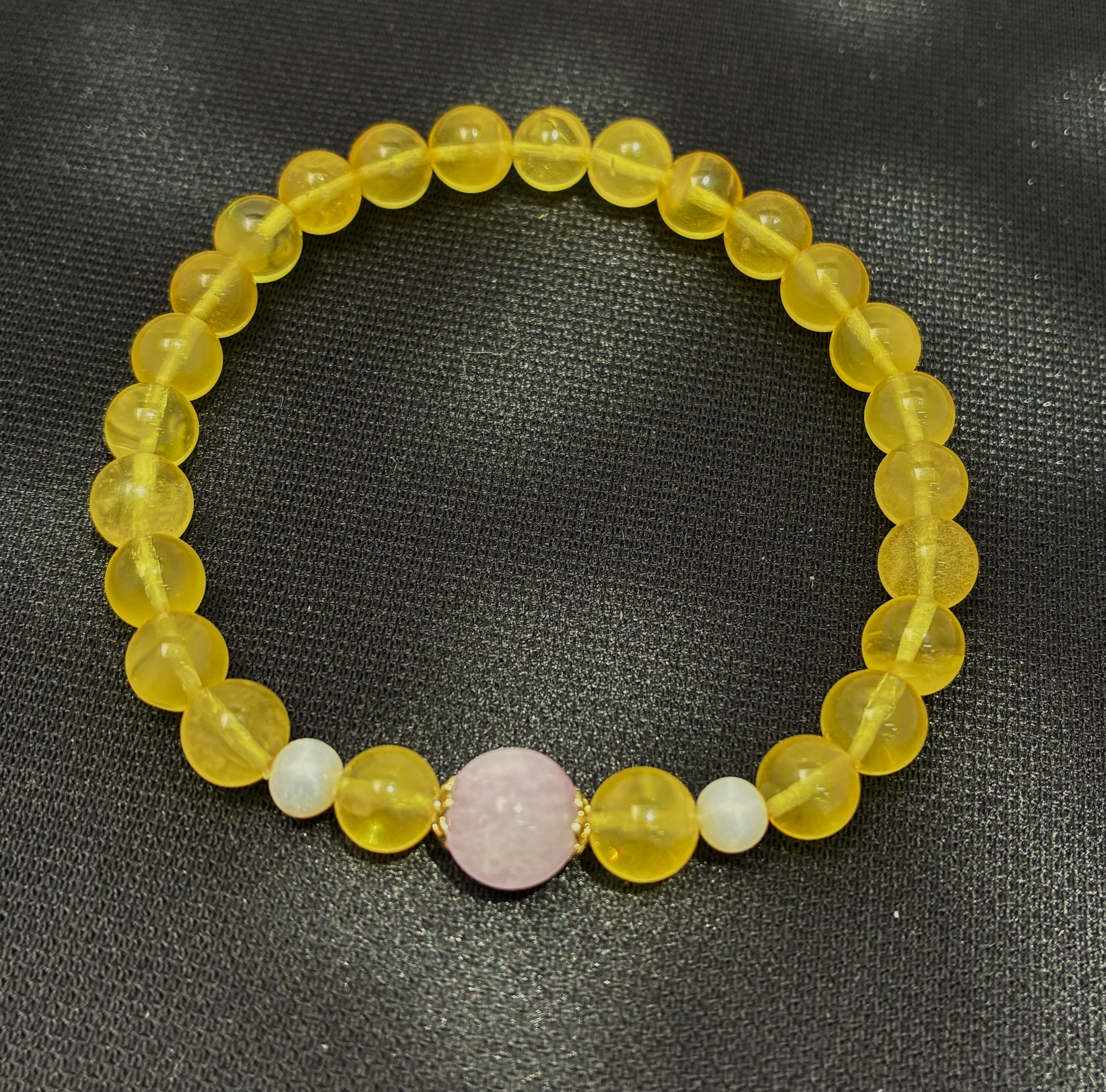 蜜蜡紫锂辉多宝手串  2934  多样性发其一