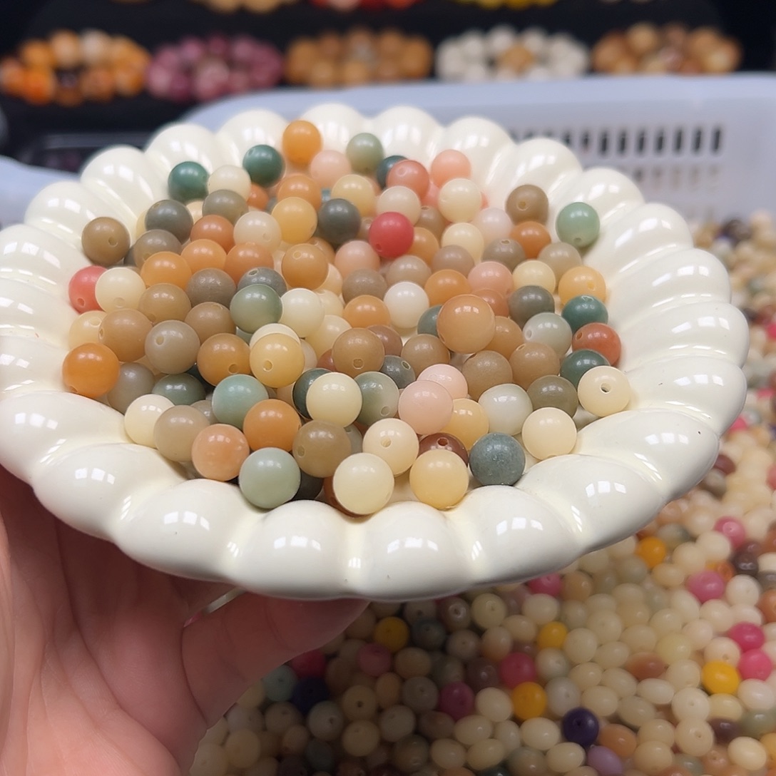 手串菩提根/象牙果卡10多宝圆120颗