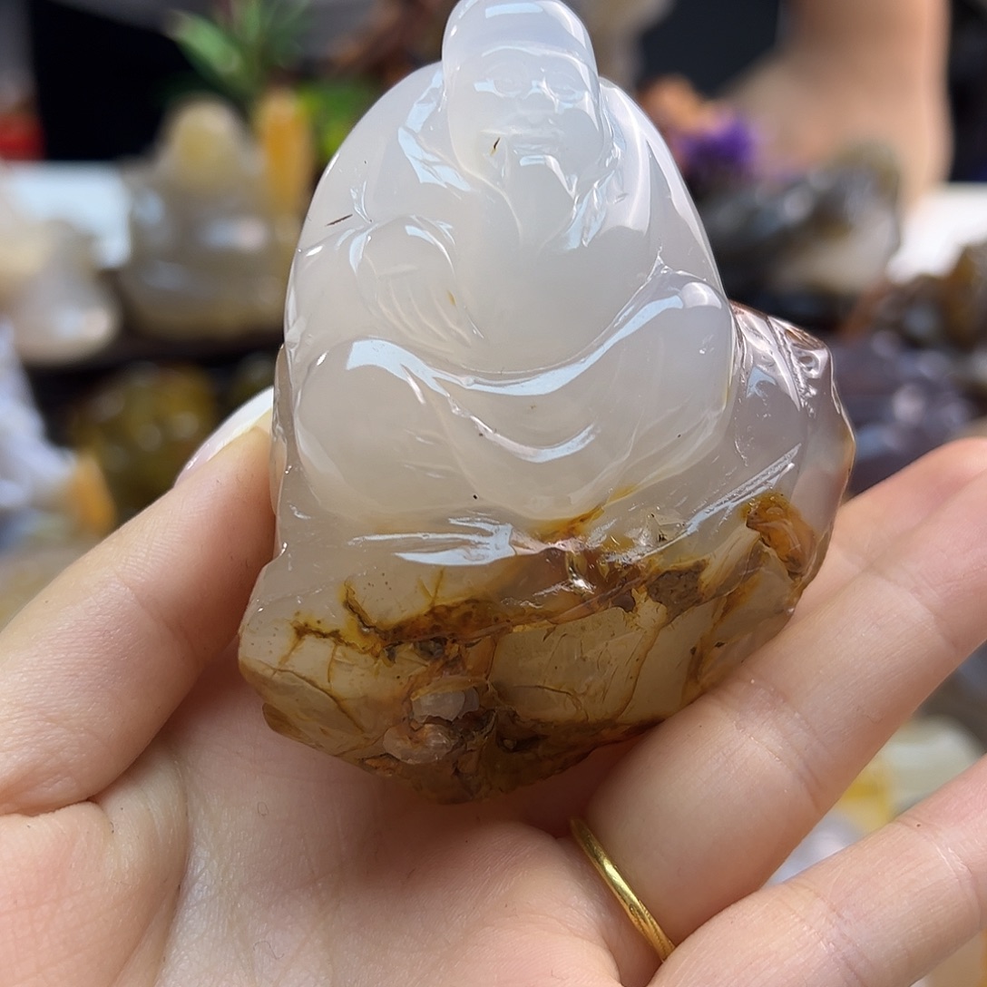 玛瑙/玉髓未镶嵌吊坠(不含链)