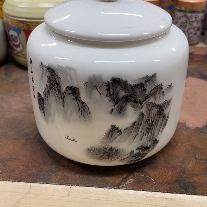 陶瓷罐茶叶罐密封罐储物罐