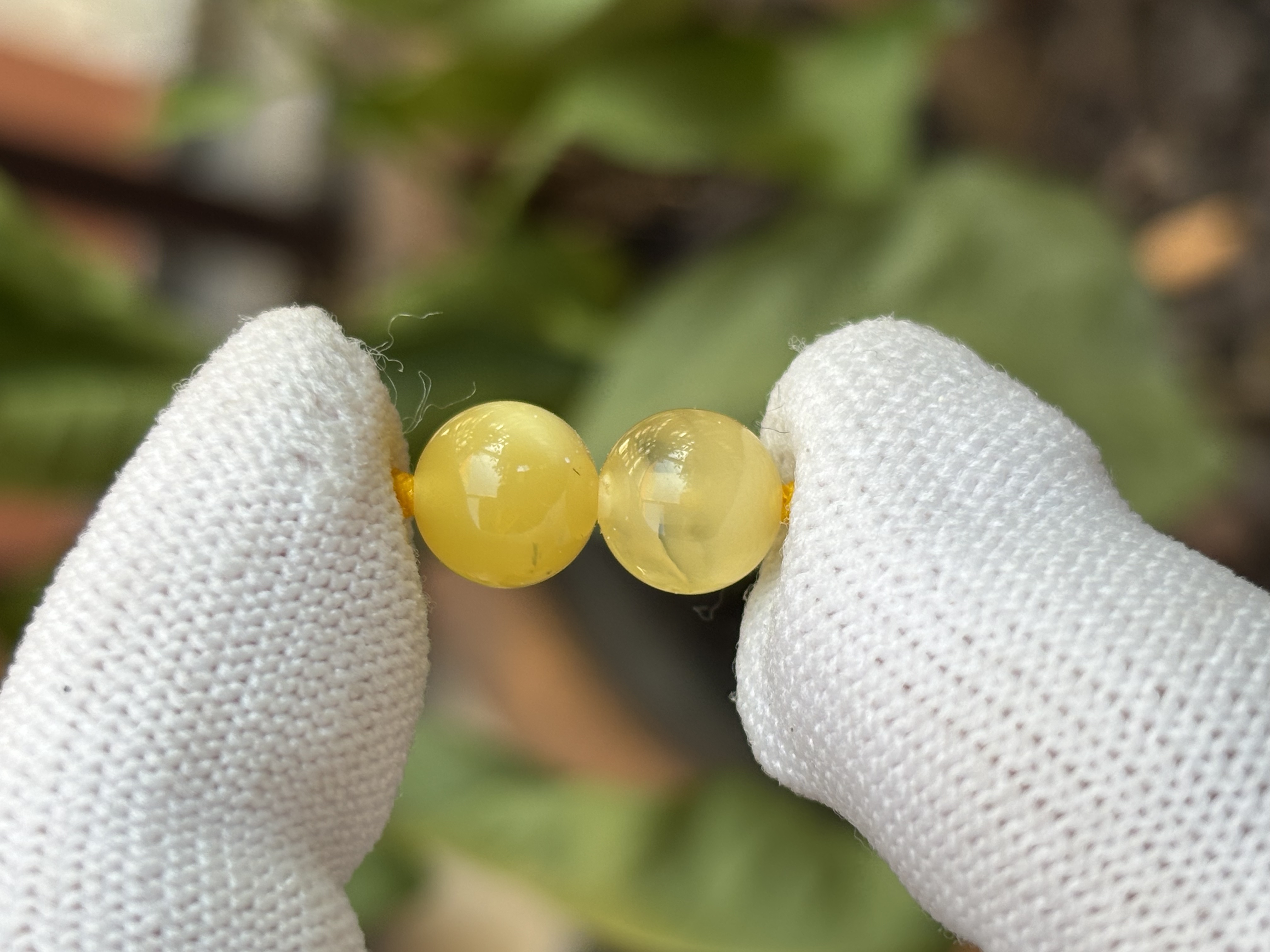 3796天然蜜蜡琥珀圆珠8.5mm